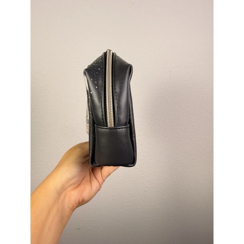 Fenty Beauty Rihanna Limited Edition Makeup Bag Pouch Black Spray Paint Graffiti